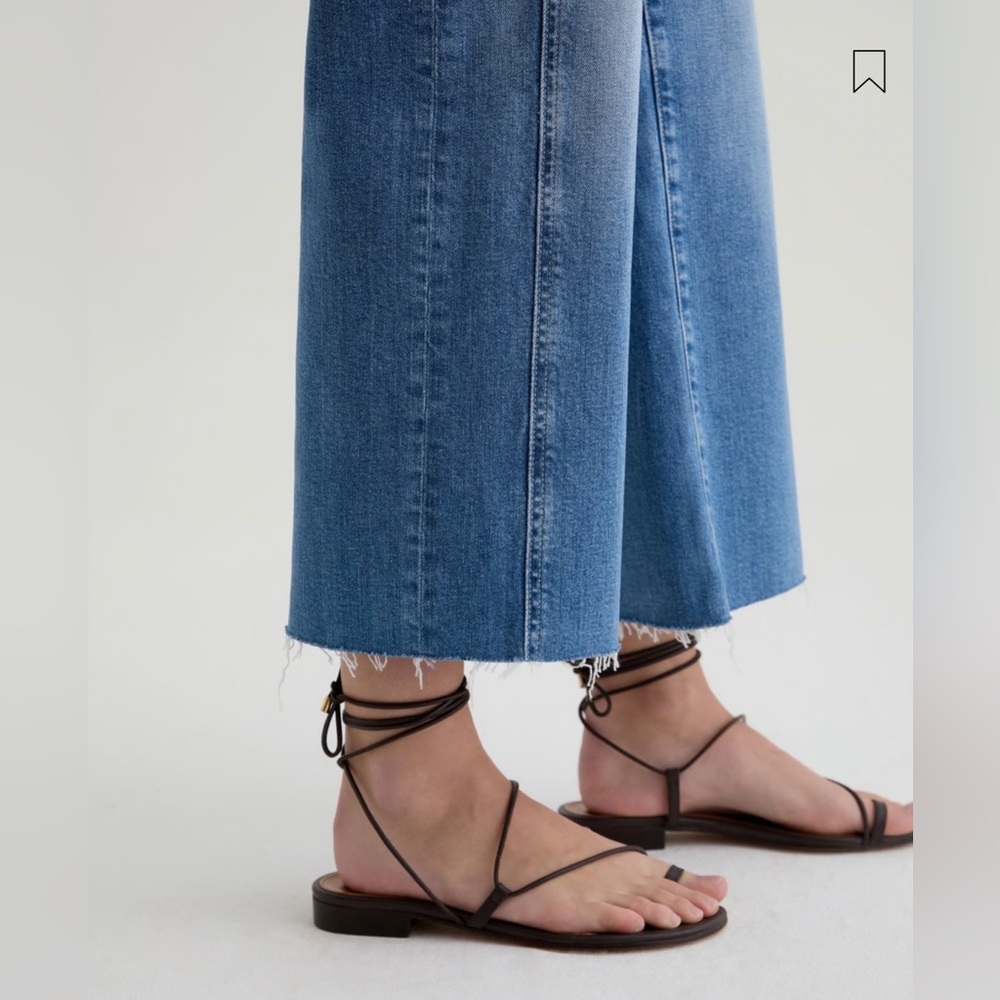 AG Saige Wide Leg Crop Panel Jean - Picture 6 of 6